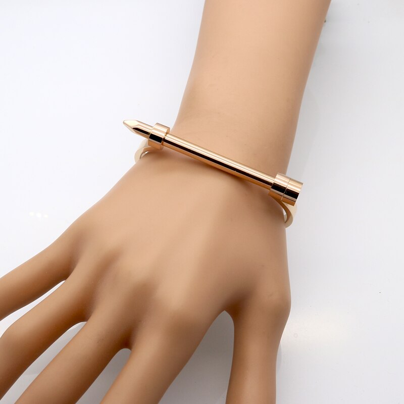 Journey's End Nail Bangle: DivaSteel Elegance