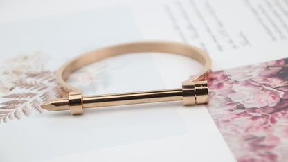 Journey's End Nail Bangle: DivaSteel Elegance